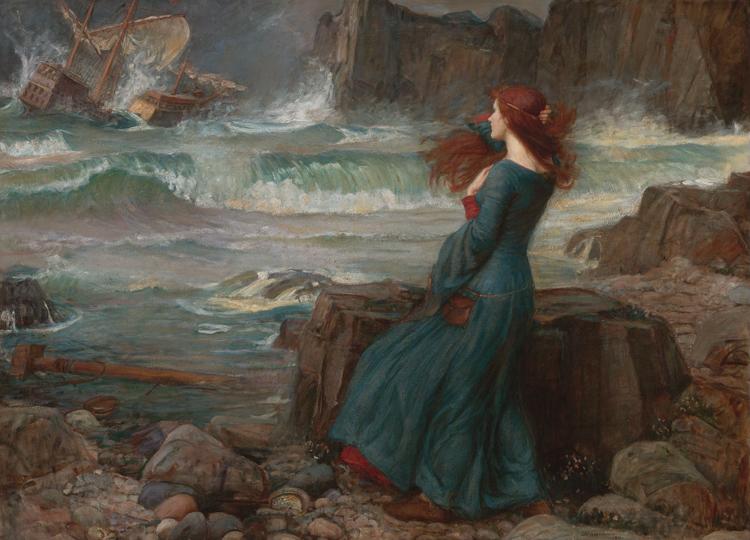 John William Waterhouse Miranda-The Tempest (mk41) oil painting picture